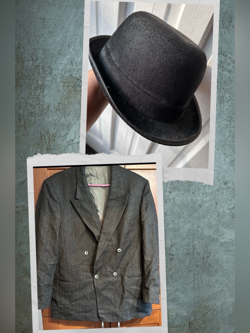 Costume vagabond Wool Blazer for costume or repair vintage hobo tramp
